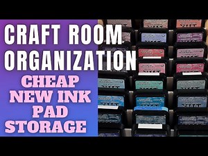 💥CRAFT ROOM ORGANIZATION 💥Amazing AFFORDABLE Ink Pad Storage Tutorial - Lets get you Organized!