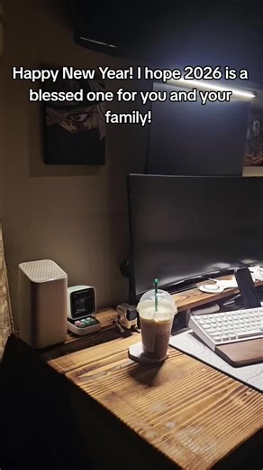 Happy New Year! idk what your doing but im going to game into the new year with family and friends and if your not with them or cant be i want to wish you a happy New year may 2026 be a blessed year for you! #fyp #GamingPC #gamingfyp #pcgaming #newyears @Gamakay Keyboard @Quntis @HUANUO @inphic @The Mousepad Company @TONOR US @ORICOStore @InnoGear