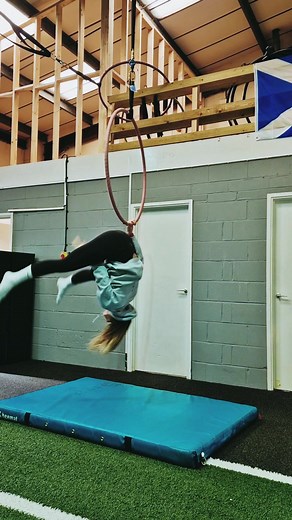 Dynamic Aerial Hoop Combo | Aerial Flip Tricks