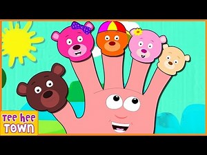 Bear Finger Family Song | Nursery Rhymes for Children by Teehee Town