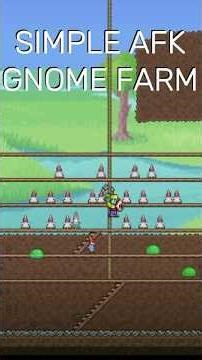How To Make An Easy AFK Gnome Farm (No Living Tree) In 90 Seconds - Terraria