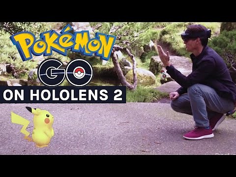 Microsoft shows Pokemon Go on HoloLens 2 & AR Multiplayer!