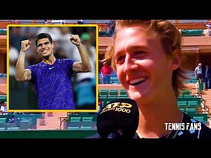 Korda "It was a CRAZY match against Alcaraz" - Monte Carlo 2022 (HD)