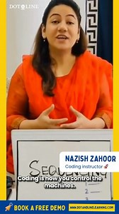 Exciting coding classes for young learners are here! With Nazish Zahoor, explore the world of programming in a fun and engaging way. Perfect for kids ready to create, innovate, and code their future! Let’s get started! ✨ #LearnToCode #DotAndLine #CodingForKids #FutureReady | Dot & Line | Facebook