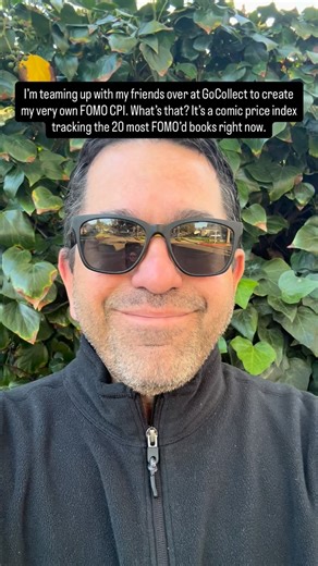 Aaron on Instagram: "I’m teaming up with my friends over at GoCollect to create my very own FOMO CPI. What’s that? It’s a comic price index tracking the 20 most FOMO’d books right now. Starting next month, we’ll be tracking all CGC blue label sales, which includes the 9.8 sales on these books for an entire year. No hot takes, no weekly panic—just real data and how this stuff actually plays out over time. But I want your help. 👀👇 Drop your picks in the comments and tell me what books you think 