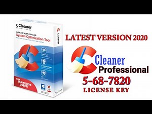 CCleaner Professional Latest Version (5-68-7820) Download free + License Key 2020