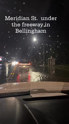 Meridian st under the freeway #flood #Washington #pnw #wawx | Whatcom County Weather