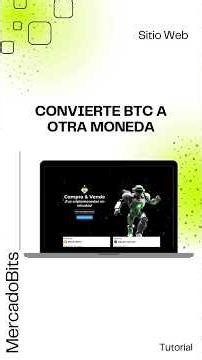 ¿Cómo convertir BTC por otra moneda desde el sitio web?