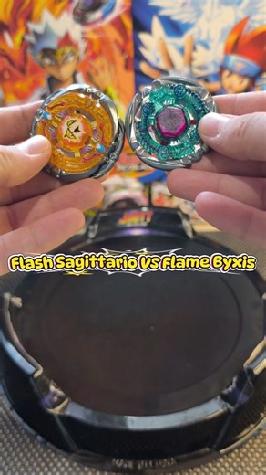 JusTT BEYBLADE on Instagram: "Flash Sagittario VS Flame Byxis | Tower Beys Battle #beyblade #beybladebattle #metalfightbeyblade"