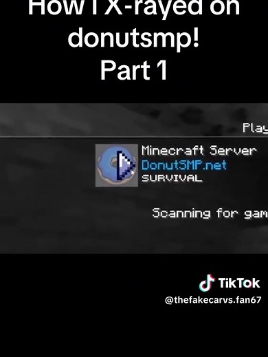 How I X-rayed in Donut SMP for Minecraft