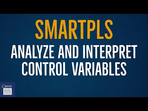 How to Add Control Variables in SmartPLS3? (See Description)