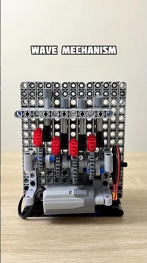 Wave Mechanism #lego #legotechnic #mechanism #mechanical #technic #diyprojects #legoideas #creative