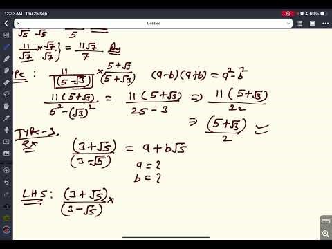 MATHS BY N.M SIR, Rationalization Class -9th