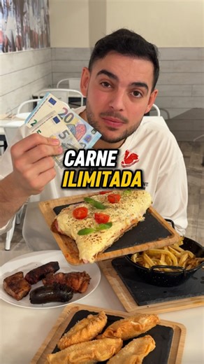 🥩 BUFFET LIBRE DE CARNES ARGENTINAS EN MADRID 👀👇 Acaba de abrir un nuevo buffet de parrilla argentina 🇦🇷 👉 Comes todos los entrantes, salsas y carnes que quieras 👉 Muchísima variedad 👉 Precio cerrado 🔥 💸 PRECIOS • L–V mediodía: 25€ • L–V noche: 27€ • Sábados y domingos: 30€ 🔐 Guarda el vídeo para no perder la dirección y los precios según el día. 📌 @asadolibremadrid ⭐️ 4,9 / 5 en Google Maps. 🗺️ C. de la Pl., 16, 28944 Fuenlabrada, Madrid. ¿Irías a un buffet así? 👀👇 *publicidad #b