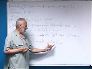 Chapter: 4.1 General theory of order linear eqns-