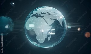 Global Connectivity Network: Interactive World Map Animation for Educational and Geographic Information Systems