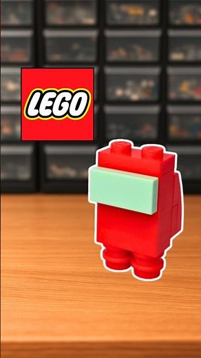 🧑‍🚀 LEGO Ideas Among Us Tutorial #lego #among us #minecraft #easy #tutorial #shorts