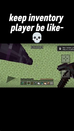 send this to that keep inventory player💀#minecraft #shorts