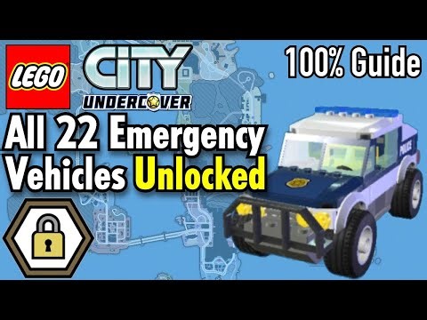 All 22 Emergency Vehicles Unlocked In LEGO City Undercover 100% Guide
