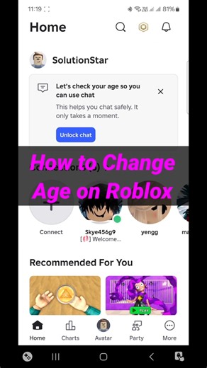 How to Change Age on Roblox Mobile | Change Age Group on Roblox #ChangeRobloxAge#AgeChangeRoblox
