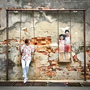 Penang Street Art Map (Malaysia), George Town, Malaysia