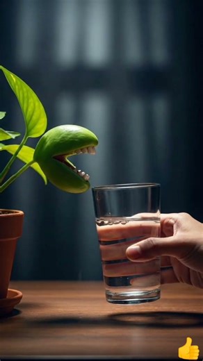 This Plant DRINKS Water Like a Human?! 😳🌱 #gardening #plants #explore