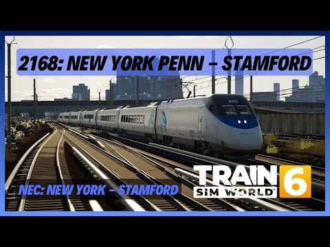 TSW6 | 2168: NY Penn - Stamford | Amtrak Acela Express | New York - Stamford | ATC ACSES ALERTER