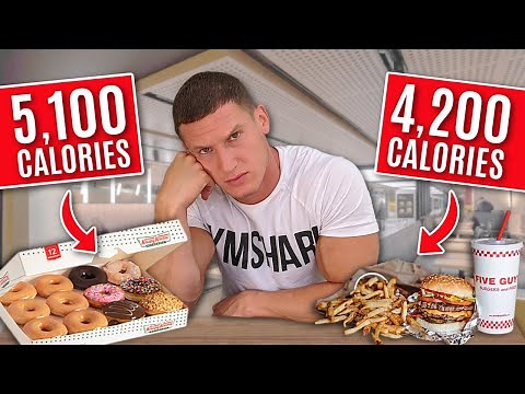 Only eating the HIGHEST CALORIE foods for 24 hours *10,000 CALORIES*
