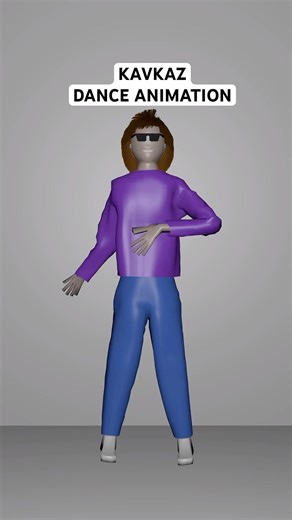 KAVKAZ DANCE ANIMATION SONG #shorts #dance #animation