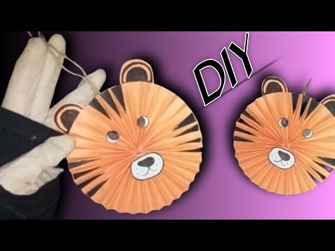 Paper Tiger Symbol | How to make Paper Tiger Symbol Paper Craft DIY