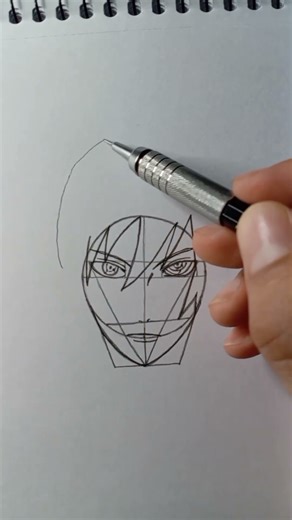 how to draw Sasuke #sketch #tutorial #drawings #sketchbook #art#desenho #shorts