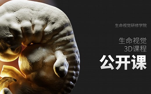 【生命视觉3D公开课】医学可视化行业大佬马南老师带来3D课程分享✨丨主讲人：icrdr马南丨一目·生视研