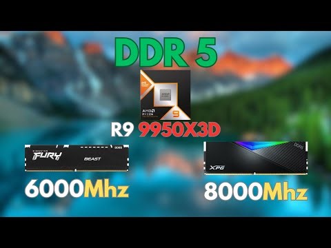 Is DDR5-8000 Worth It? | Ryzen 9 9950X3D + RTX 5090 — DDR5 6000 vs 8000 Tested