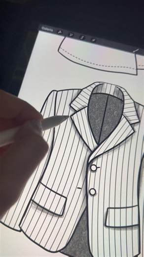 Desenho técnico de moda #croquidemoda #desenhodemoda #procreate #desenhotecnico