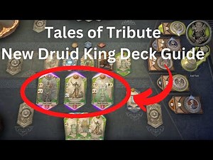 Tales of Tribute new Druid King Deck Guide - ESO U36 | Check Pinned Comment