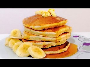 Banana Pancakes Recipe | How to make Banana Pancakes ASMR
