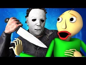 Baldi vs Michael Myers (Halloween 3D Animation)