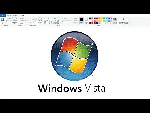 MS-DOS, Windows Longhorn And Windows Vista Logos In MS Paint How to Draw Microsoft NT Logo Tutorial