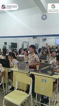 WORKSHOP AI Siswa dengan Prof Esther