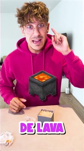 LAVA in REAL LIFE... #invictor #minecraft