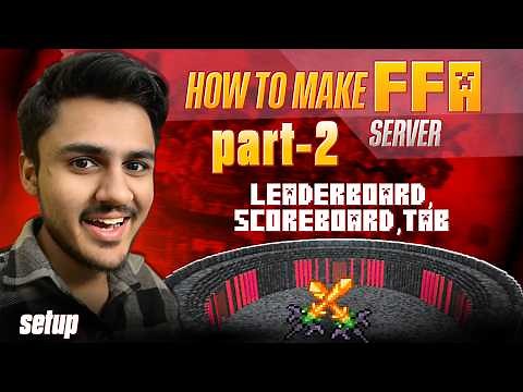 HOW TO MAKE MINECRAFT FFA PVP SERVER | LEADERBOARD, SCOREBOARD, TAB SETUP | PART 2 | KANHAIYASWAGGER
