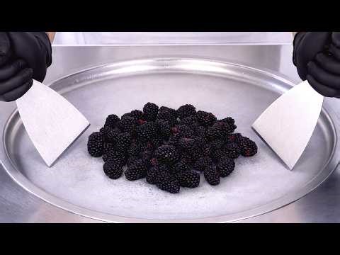Blackberry - Ice Cream Rolls | ASMR