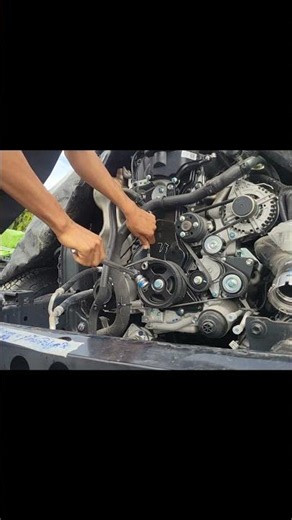 How to remove AC belt #STmechanic