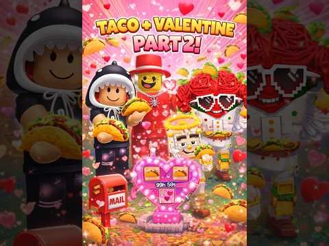 Taco X Valentine Part 2- Roblox | Steal A Brainrots #shorts