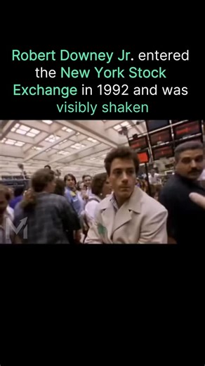 Stocks Markets on Instagram: "In 1992, Robert Downey Jr. stood on the floor of the New York Stock Exchange looking completely out of place. The footage captures a moment when Wall Street was loud, chaotic, and unforgiving, and RDJ looked visibly disturbed by it. This was long before superhero comebacks and polished red carpet appearances. At the time, the market symbolized pressure, excess, and a system that rewarded speed over reflection. Watching it now feels different. You see a young actor s