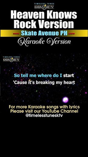 Heaven Knows - Skate Avenue PH - Karaoke Teaser #heavenknows #skateavenueph #karaoke #karaokesongs