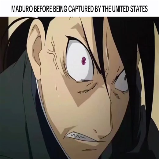 Meme do King Bradley e Nicolás Maduro no Anime