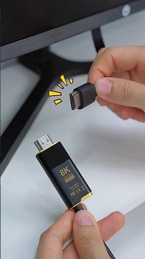 HDMI Male-Female Adapter – Switch in an Instant! #hdmi #hdmiswitcher #hdmi2 #tech