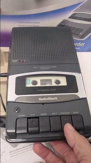 Radio Shack CTR-100 Cassette Recorder/Player