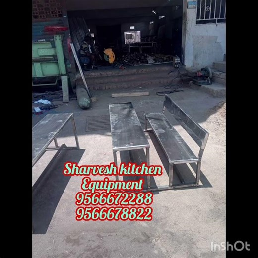 attached desk bench fully ss leg sheet சிறந்த முறையில் தயார் செய்து தருகிறோம் #kitchen